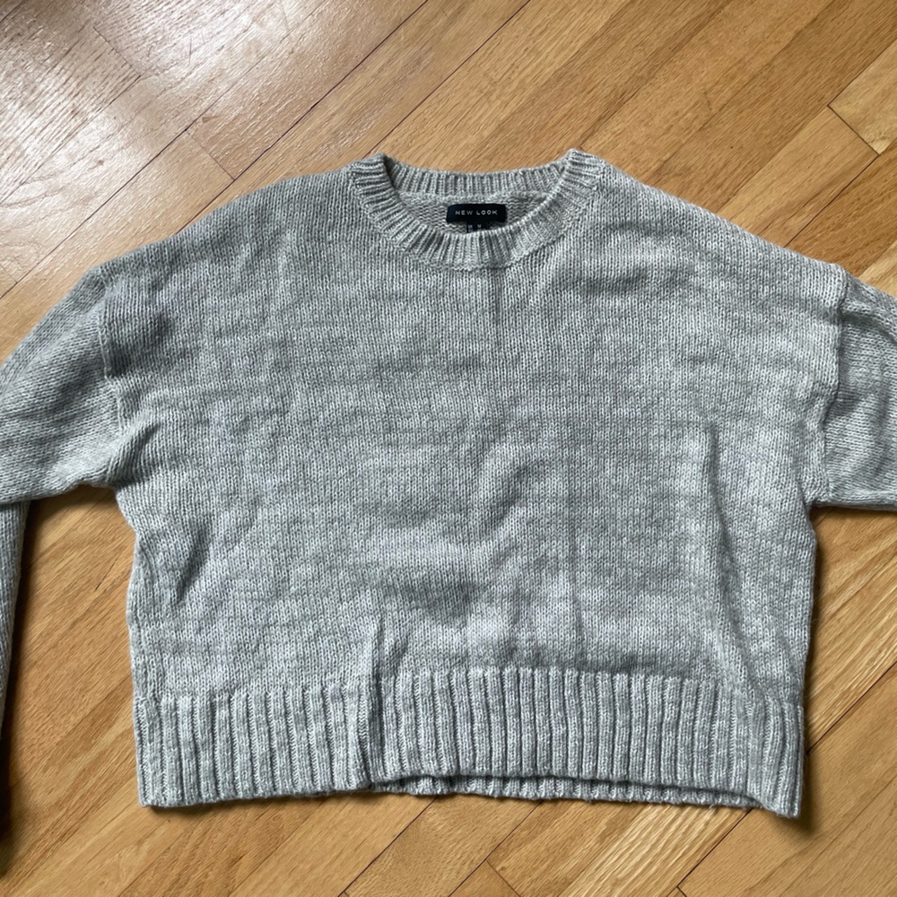 GRAY ASOS SWEATER